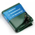 Premium Abdeckplane Wasserdicht [300x500cm] – Uv Beständige [650 G/m2] Lkw Plane Mit Ösen, Pvc Gewebeplane Für Holz, Garten, Dach & Bau – Winterfeste Schutzplane – Grün – 15m2 - Nemaxx