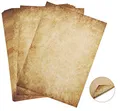 60 Blatt Briefpapier Altes Papier Vintage Absofine Alt Casanova Mittelalterliches Briefpapier DIN A4 Beidseitig 100g