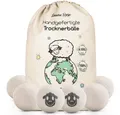Luana Rose Trocknerball für Wäschetrockner 100% Schafwolle Öko-Freundlicher Weichspüler, Trockenball für Daunen - Tennisbälle zum Waschen -Set 6 Stück