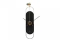 ONZENO® Design Wanduhr 'THE BLACK PLANET.' | ohne Tickgeräusche | Quarz-Uhr 2 ..