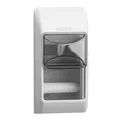 KATRIN Toilettenpapierspender für 2 Rollen 923840 , Farbe: weiß