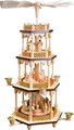 Richard Glässer 01373 Pyramide, Holz, Natur, 34 x 34 x 54 cm