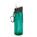 LifeStraw Go 2 - Tragbare Wasserflasche mit Integriertem 2-Stufen-Filter, 650 ml, Dunkles Türkis