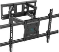 PERLESMITH TV Wandhalterung, Wandhalterung Fernseher für 37-85 Zoll Flach/Curved