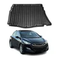 Kofferraumwanne Laderaumwanne für Hyundai i30 Schrägheck 2012-2016 TPE Schwarz
