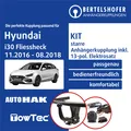 Für HYUNDAI i30 Fliessheck Typ PDE 11.2016-08.2018 AHK starr +13pol sp. E-Satz