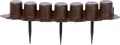 2,05 m. Palisade braun Beeteinfassung Rasenbord
