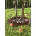 20 lfm Beeteinfassung braun Baumeinfassung Gartenzaun Beetabgrenzung Palisade
