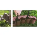 41 lfm Beeteinfassung braun Baumeinfassung Gartenzaun Beetabgrenzung Palisade