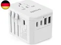 EPICKA Reiseadapter Weltweit, Universal Reisestecker Adapter 30W,