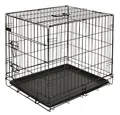 Kerbl Tiertransportbox Kerbl Gittertransportbox klappbar schwarz 63x48x57cm 1 Tür 81364