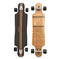 Apollo Longboard Nuku Hiva, Bambus Komplettboard, Twin-Tip Drop-Through Freeride Cruiser Board