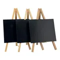 Securit MINI-B-KR Tisch-Kreidetafel MINI mit Staffelei, buche
