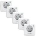 Homematic IP Smart Home 5er-Set Schaltsteckdose HmIP-PS-2