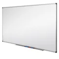Mob Magnetisches Whiteboard 180x120cm mit Alurahmen und abnehmbare Stiftablage für Büro, Heim und Schule, Magnettafel Kratzfest und trocken abwischbar | Magentboard in Hochkant oder Querkant
