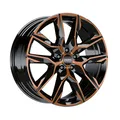 1x RONAL RONAL R71 jetblack-copper matt 9.5Jx21 5x112 ET37