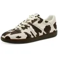 Tamaris Slip-On Sneaker Freizeitschuh, Halbschuh, Schnürschuh im Kuh-Style beige 38 EU