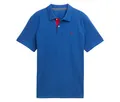 Tom Tailor Piqué Poloshirt - Herren - Gr. XXL - blau/print