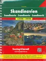 Skandinavien Superatlas, Autoatlas 1:250.000 - 1:400.000, Spiralbindung: Norwegen, Schweden, Dänemark, Finnland: Touristische Informationen, ... Mit QR-Code (freytag & berndt Autoatlanten)