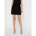Vero Moda Lederimitatrock VMDONNADINA FAUXSUEDE SHORT SKIRT Materialmix schwarz L (40)