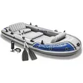 Intex Schlauchboot mit Rudern und Pumpe Excursion 5 Set 68325NP
