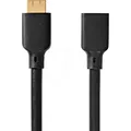 N CVGB35090BK20 - HDMI Stecker > HDMI Buchse, 8K@60Hz, Schwarz, 2.00m