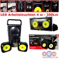 Parkside LED Arbeitsleuchten Akku Handleuchten mit Ladestation Werkstatt Leuchte