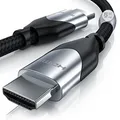 CSL - 10m HDMI Kabel 2.0b - Ultra HD 4K 60Hz Gbit s - neuester Standard - Ethernet High Speed HDMI 2.0 - Ultra HD 3D Arc CEC HDCP HDR - 3-Fach geschirmt - Platin Edition