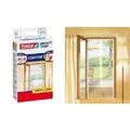 tesa Fliegengitter COMFORT für Türen, 2 x je 0,65 m x 2,50 m 2-teilig, waschbar bis 30 Grad, UV-beständig (55910-00020-00)