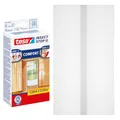 tesa INSECT STOP Klett Fliegengitter Premium für Türen - 2-tlg Insektenschutz, Klettband, rückstandsfrei entfernbar, zuschneidbar - ohne Bohren - (2 x 65cm)120cm x 250cm - Weiß (leichter Sichtschutz)