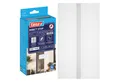 tesa Insektenschutz-Fensterrahmen Klett Fliegengitter Premium für Türen - ohne Bohren, (Spar-Set, 3-St., INSECT STOP - (2 x 65cm)120cm x 250cm - Weiß (leichter Sichtschutz), Insektenschutz mit Klettband, rückstandsfrei entfernbar, zuschneidbar