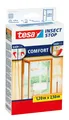 tesa Fliegengitter Comfort Klettband Tür XL 2 x 0,65 m : 2,5 m, weiß 55910-00020