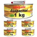 5 Dosen Alu Spachtelmasse für KFZ Reparaturen a 1000 gr