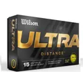 Wilson Ultra Distance 15 Golfbälle Gelb