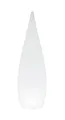 Reality Leuchten LED Akku Außen Stehleuchte Palmas R45101901, Kunststoff weiß, inklusiv 4.5 Watt Farbwechsel LED, inklusiv Fernbedienung, Höhe 122cm
