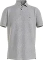 Tommy Hilfiger Herren Poloshirt Kurzarm 1985 Regular Fit, Grau (Medium Grey Heather), L