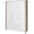 Roba Kleiderschrank, Weiß, Holzwerkstoff, 118x190x52 cm, Babymöbel, Babykleiderschrank