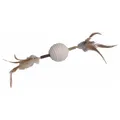 Nobby Katzenspielzeug Matatabi Stick 9,5 cm mit Rasselball und Feder