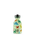 24BOTTLES Jurassic Friends Children's Water Bottle with Straw for Primary School