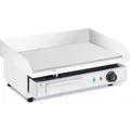 Elektro Grillplatte Griddleplatte Bratplatte 550 x 350 mm glatt 3.000 W Stahl