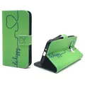 Samsung Galaxy J1 (2016) Handyhülle Bookcover Grün