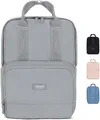 Grau Laptop-Tas für Mädchen und Jungen mit 16 Zoll Laptopfach - Stadt-Tasche für Schule und Büro - Wasserdicht