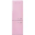 Smeg Kühl-Gefrier-Kombination 50'S Style, Pink, Metall, 3 Schublade(n),2 Schublade(n) Schubladen, C, 60x196.8x72.8 cm, Made in Italy, Abtauautomatik, LED-Innenbeleuchtung, elektronische Temperaturregelung, No-Frost, Warneinrichtung bei Temperaturanstieg, Kälteakku, Urlaubsschaltung, Küchen, Küchenelektrogeräte, Kühl- & Gefrierschränke, Kühlschränke, Standkühlschränke