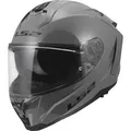 LS2 Motorradhelm FF817 Challenger II Helm, Pinlockscheibe enthalten grau M (57/58)