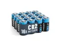 ABSINA 16x CR2 3V Lithium Batterie für Kamera, Fotoapparat, auslaufsicher Batterie, (1 St)