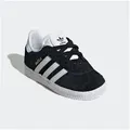 adidas Originals GAZELLE COMFORT CLOSURE ELASTIC LACES KIDS Sneaker für Kinder schwarz 24 EU