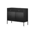Kommode  Maglione , schwarz , Maße (cm): B: 104,2 H: 82,6 T: 39.0