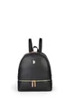 U.S.POLO ASSN. - Rucksack aus polyurethan, schwarz (24 X 12 X 26 cm)