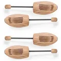 Blumtal Schuhspanner für Damen und Herren aus Echt-Holz (2-tlg., 1 Paar, 2 Paar, 5 Paar), atmungsaktiv aus echtem Kiefernholz, in verschiedene Größen 46/47