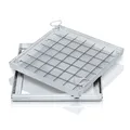 Zarges Aluminium Schachtabdeckung mit Wanne 300 mm x 300 mm Schachtdeckel EN 124